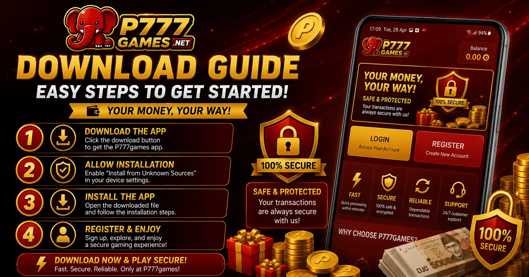 P777games download guide