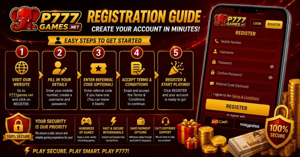 P777games register